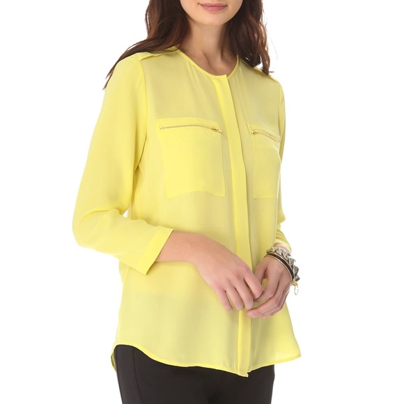 Theory Silk Blouse - Size S - Picture 2 of 6